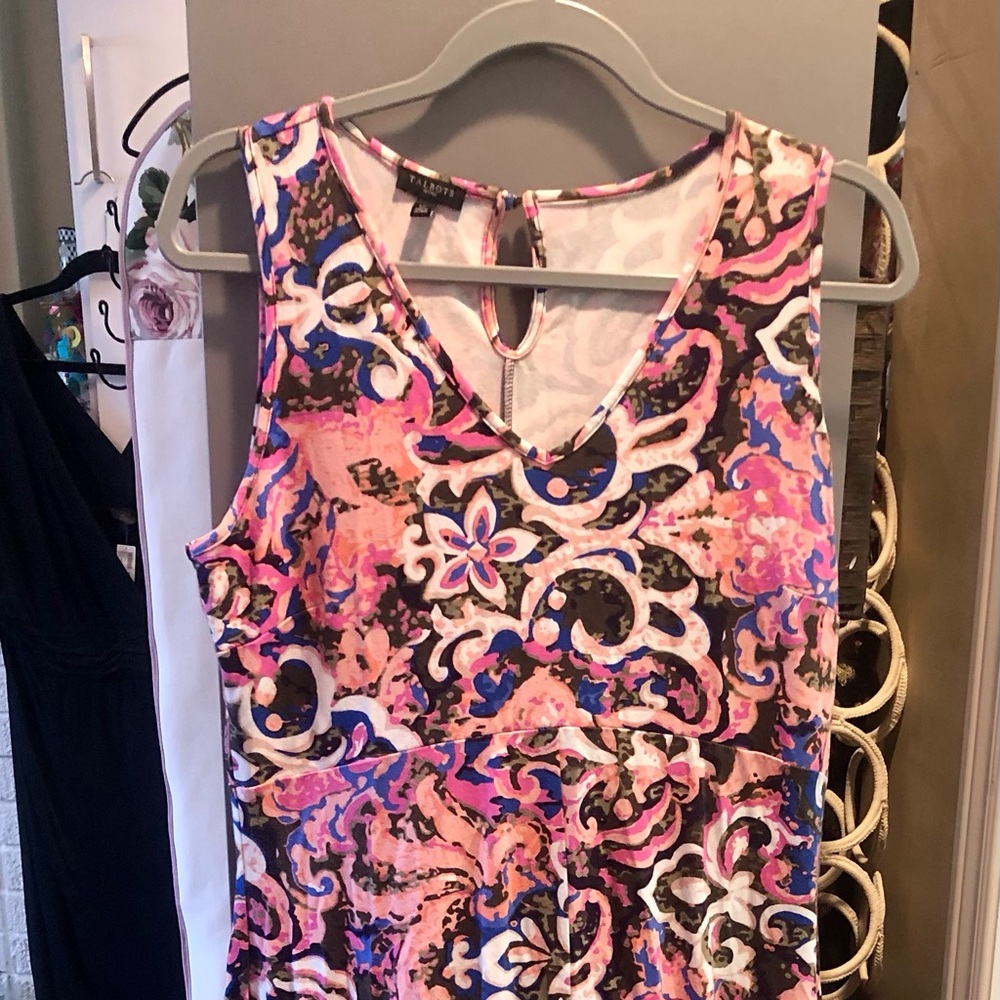 Talbots sleeveless maxi sundress Size Large Petite